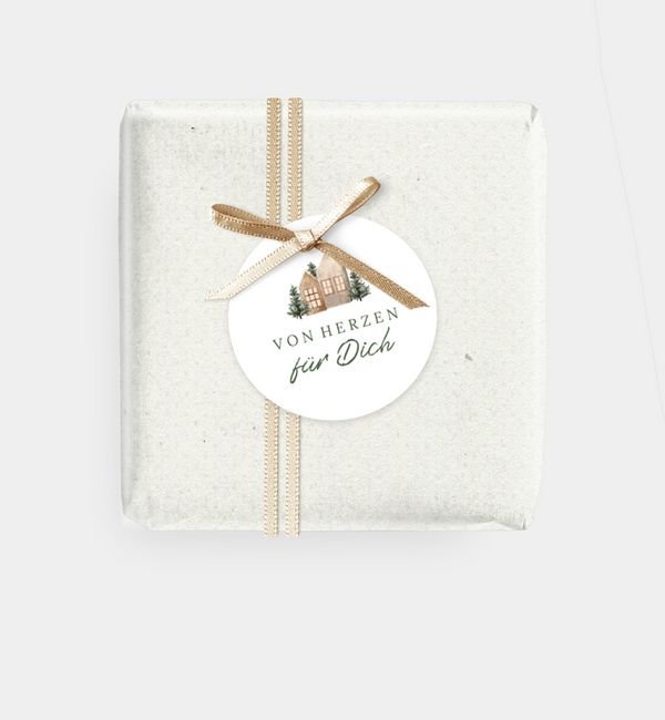 Geschenkanhänger rund