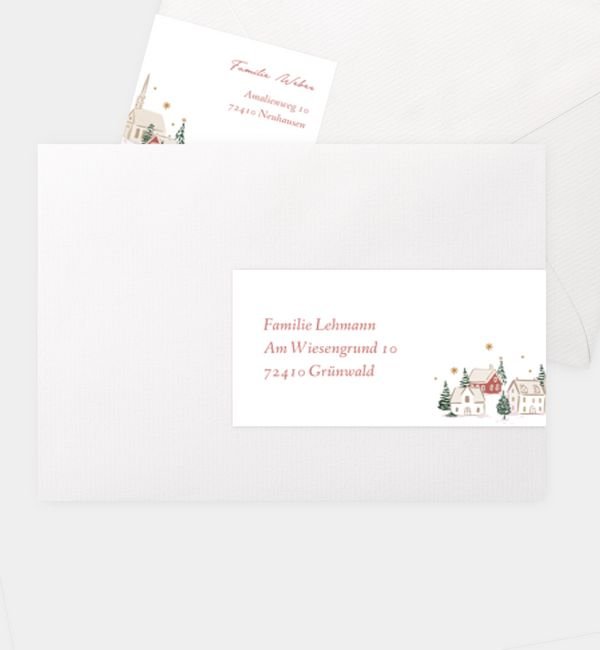 Kombi-Adressaufkleber