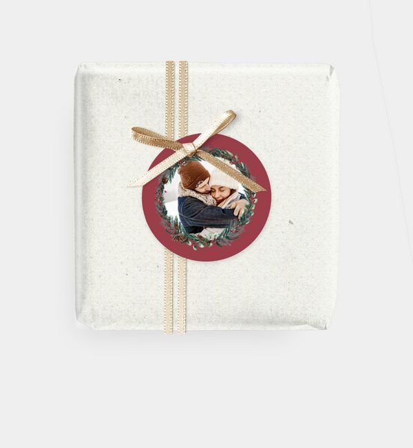 Geschenkanhänger rund