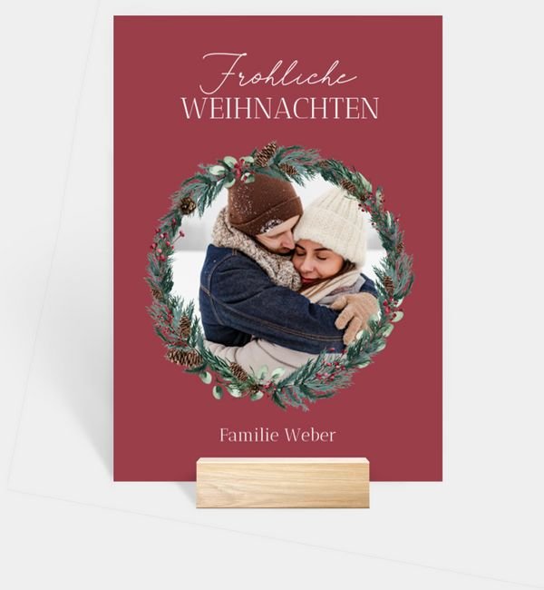 Tischnummern-Karte hoch