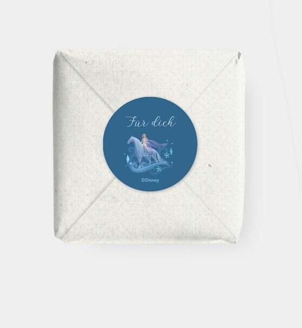 Geschenkaufkleber rund