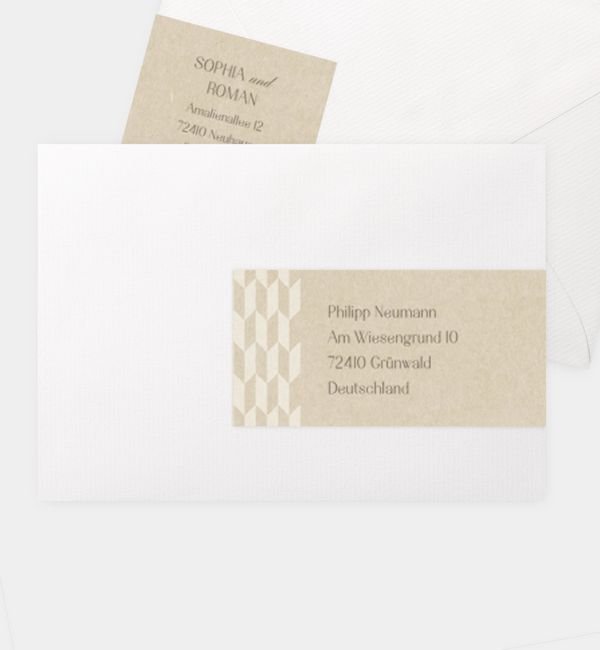 Kombi-Adressaufkleber