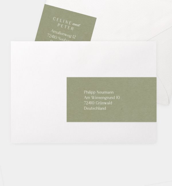 Kombi-Adressaufkleber