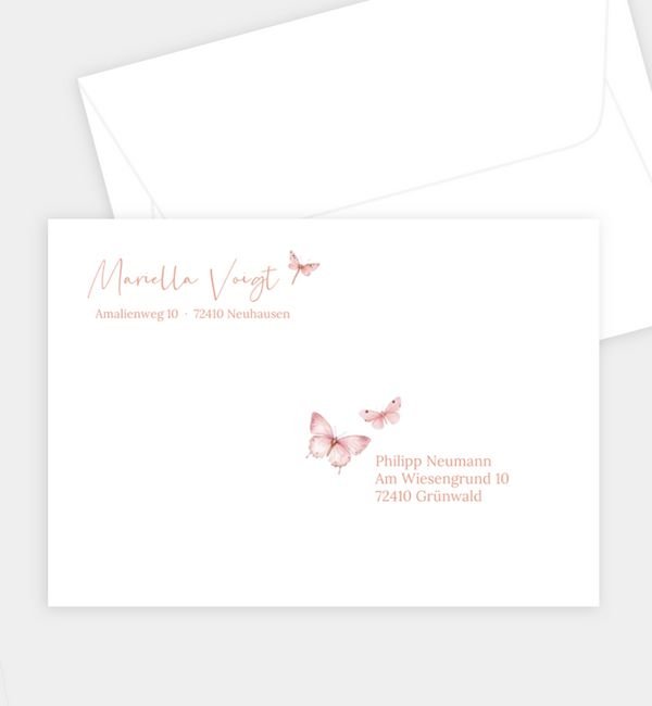 Briefumschlag gerade