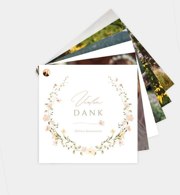 Kartenfächer quadratisch