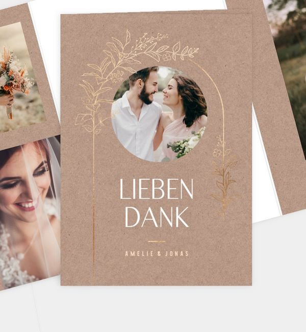 Doppel-Klappkarte hoch