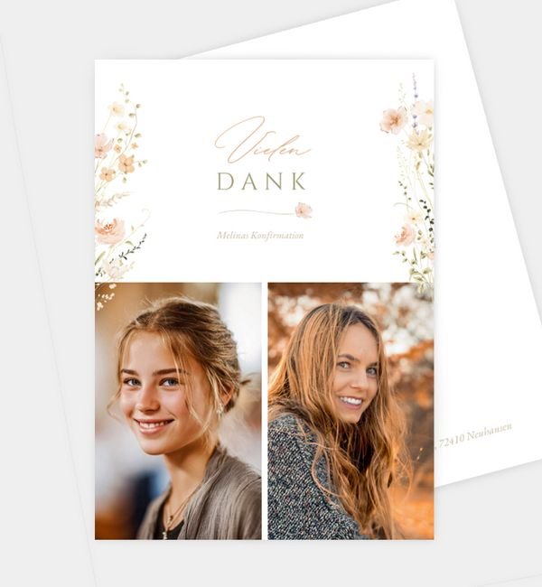 Postkarte hoch