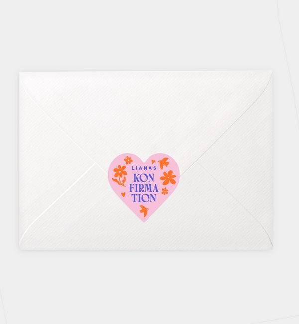Siegelsticker Herz