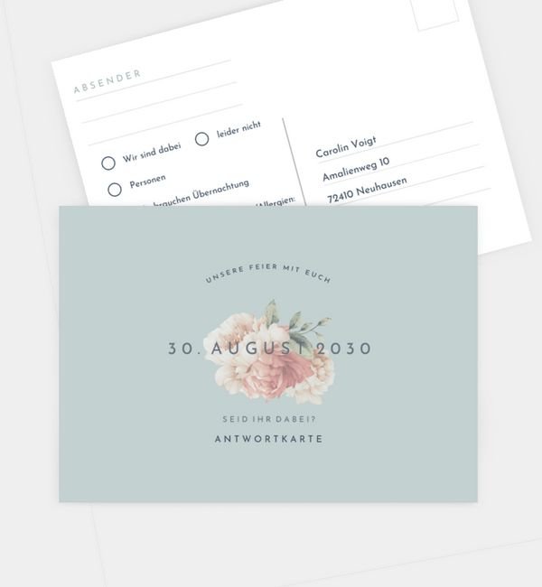 Postkarte quer