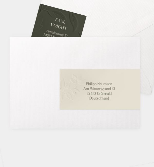 Botanical Garden · Prägeoptik