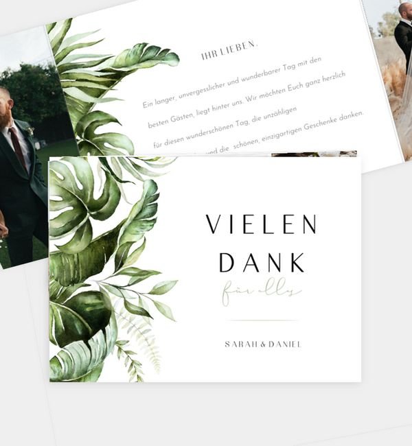 Doppel-Klappkarte quer