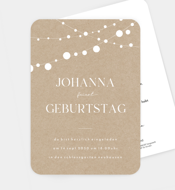 Girlande klassisch · UNICEF