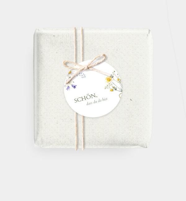Geschenkanhänger rund