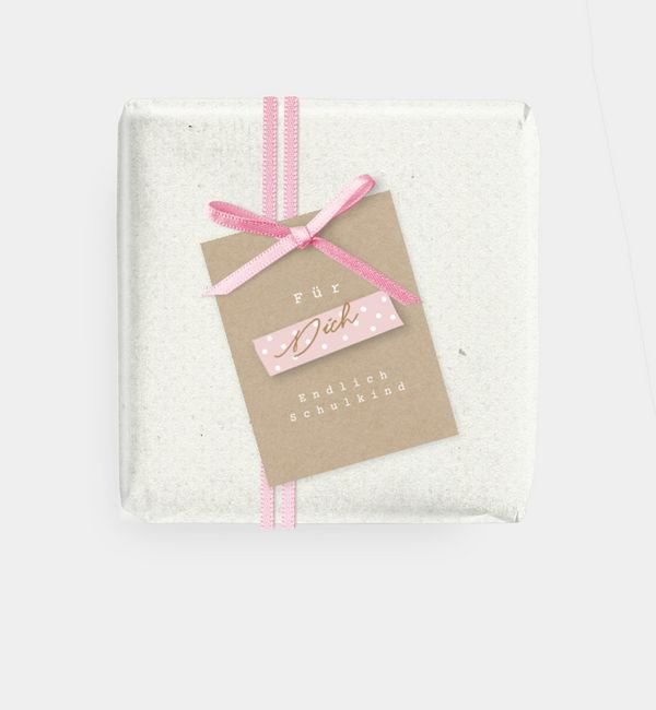 Geschenkanhänger rechteckig