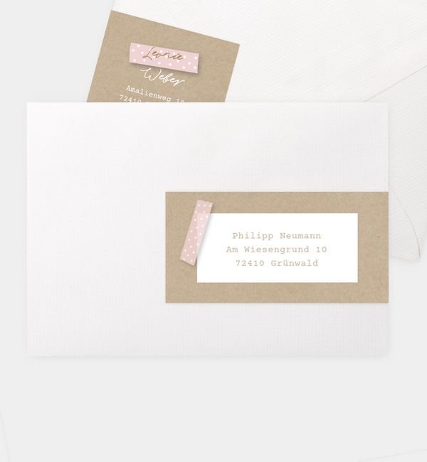 Kombi-Adressaufkleber