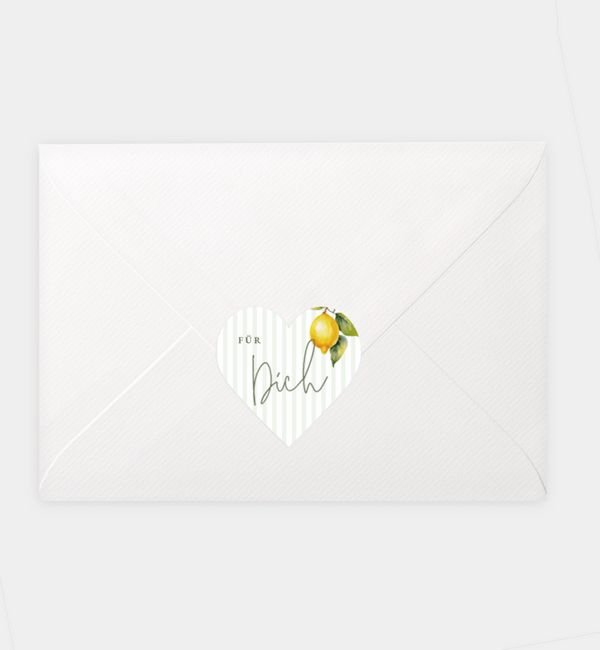 Siegelsticker Herz