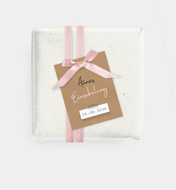 Geschenkanhänger rechteckig