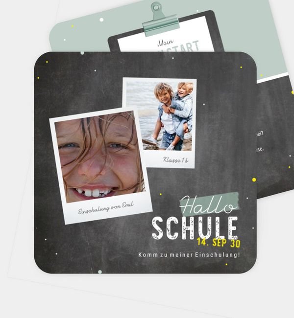 Postkarte quadratisch