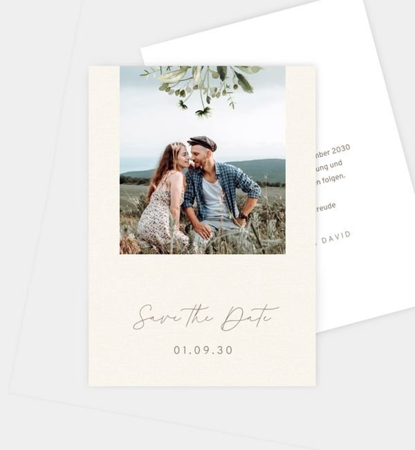 Postkarte hoch
