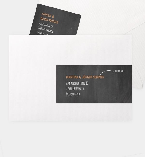 Kombi-Adressaufkleber