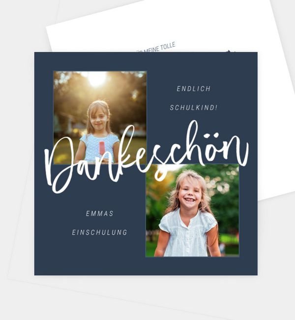 Postkarte quadratisch