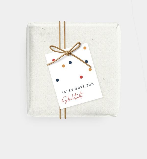 Geschenkanhänger rechteckig