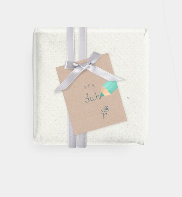 Geschenkanhänger rechteckig