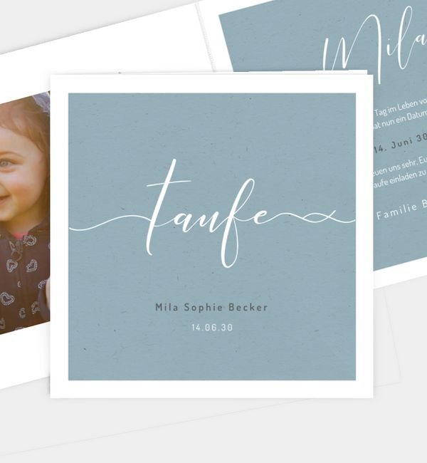 Klappkarte quadratisch