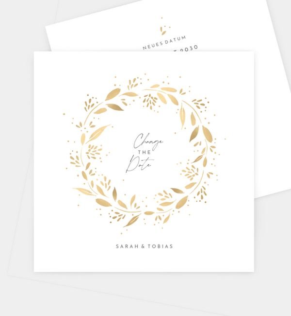 Postkarte quadratisch