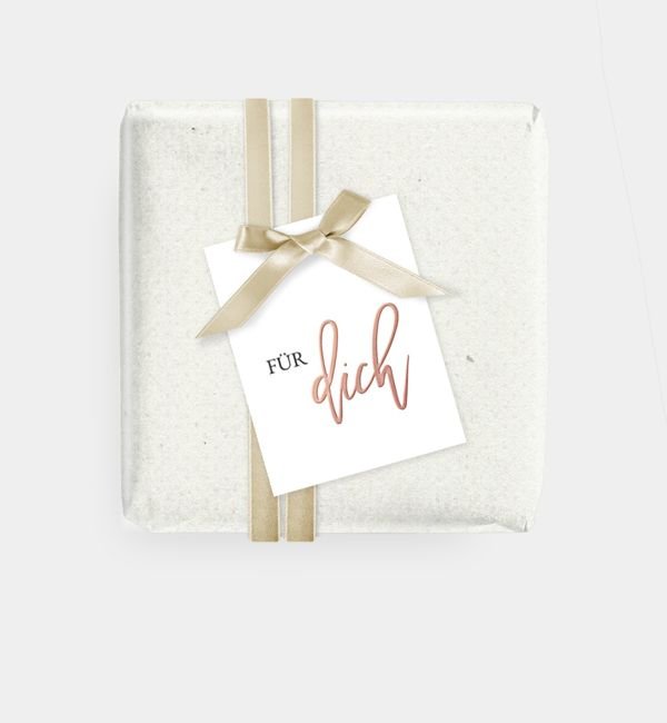 Geschenkanhänger rechteckig