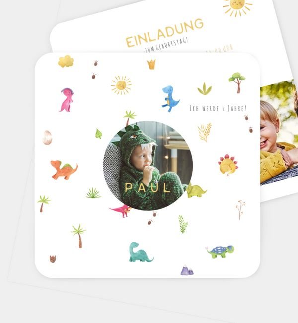 Postkarte quadratisch