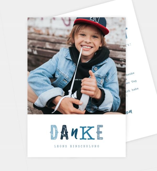 Postkarte hoch
