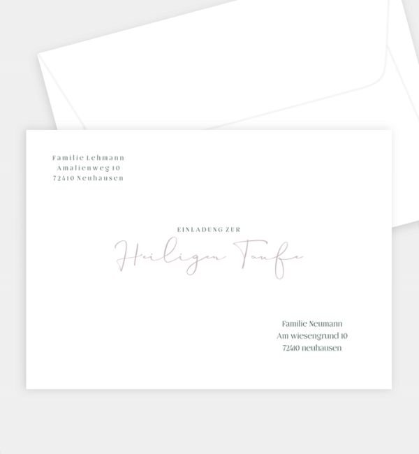 Briefumschlag gerade