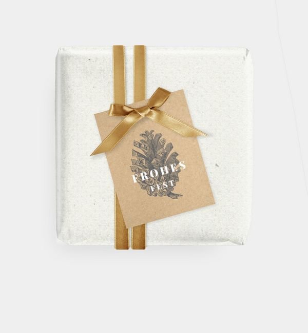 Geschenkanhänger rechteckig