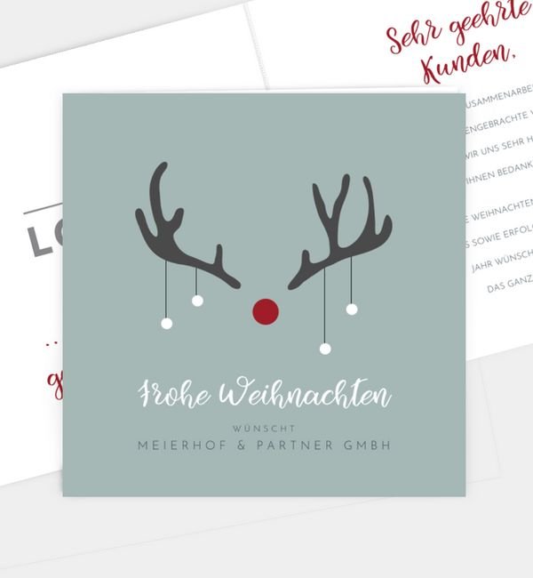 Klappkarte quadratisch