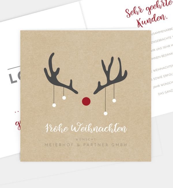 Klappkarte quadratisch