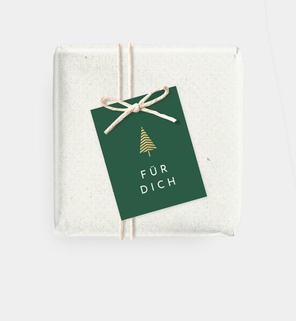 Geschenkanhänger rechteckig