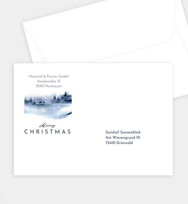 Briefumschlag gerade