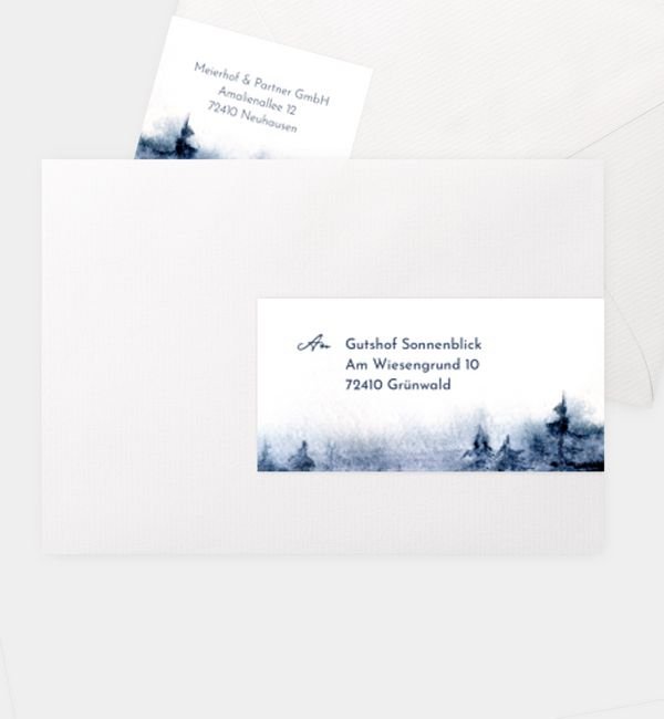 Kombi-Adressaufkleber