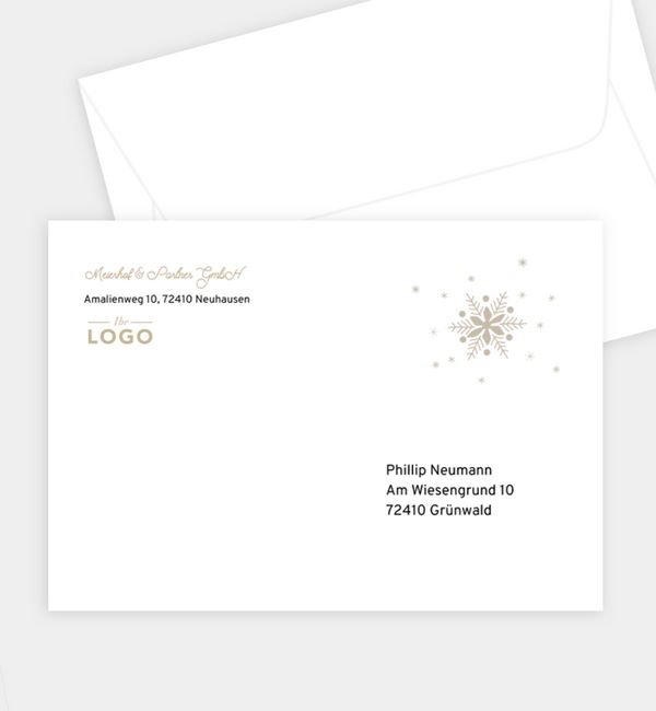 Briefumschlag gerade