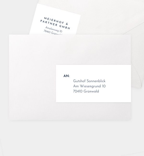 Kombi-Adressaufkleber