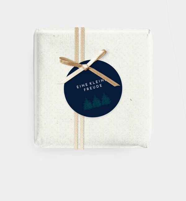 Geschenkanhänger rund