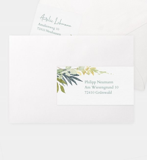 Kombi-Adressaufkleber