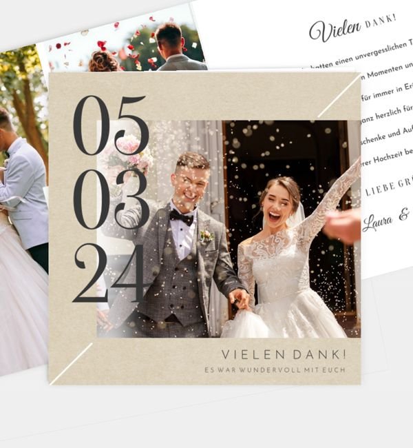 Klappkarte quadratisch