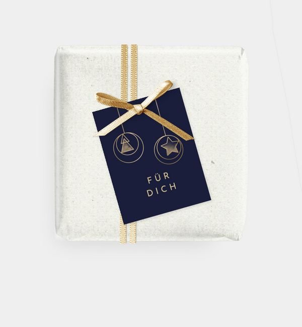 Geschenkanhänger rechteckig