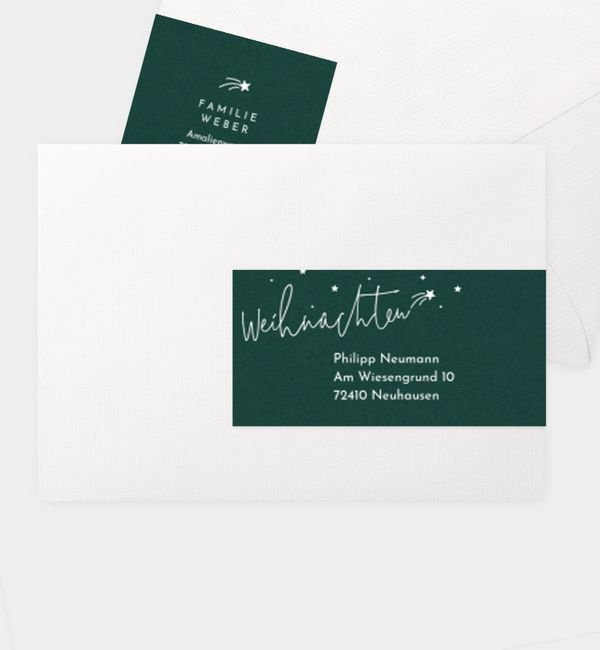 Kombi-Adressaufkleber