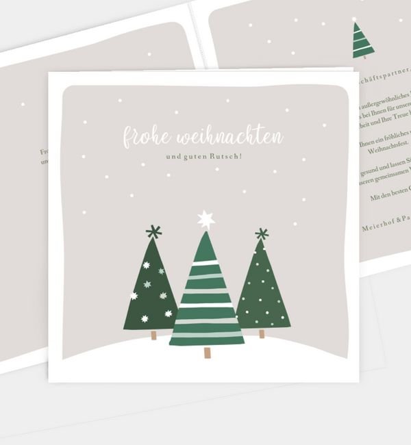 Klappkarte quadratisch