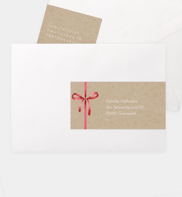 Kombi-Adressaufkleber