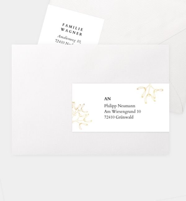 Unser goldener Mistelzweig