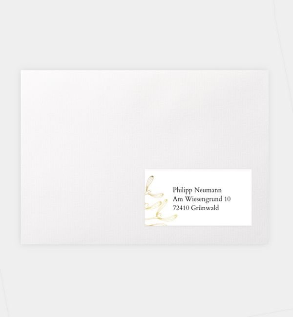 Unser goldener Mistelzweig